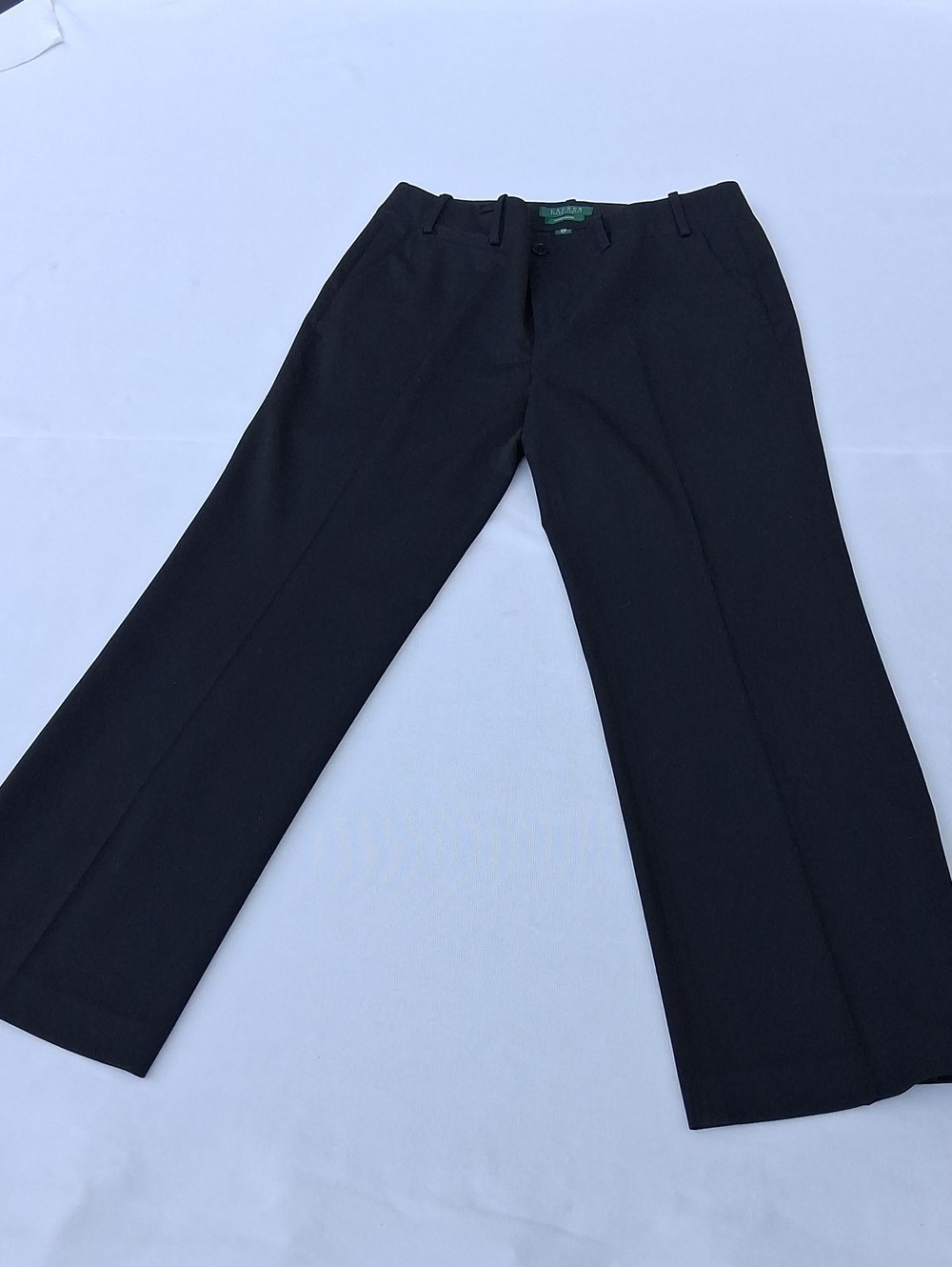 Ralph Lauren Black Women's Straight-Leg‎ Dress Trousers